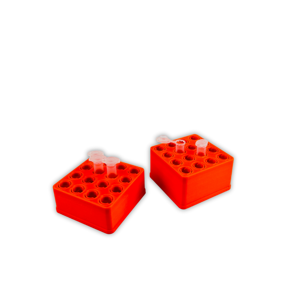 The Micro-Block Stack Set (1.5 mL or 2.0 mL Eppendorfs) - Orange
