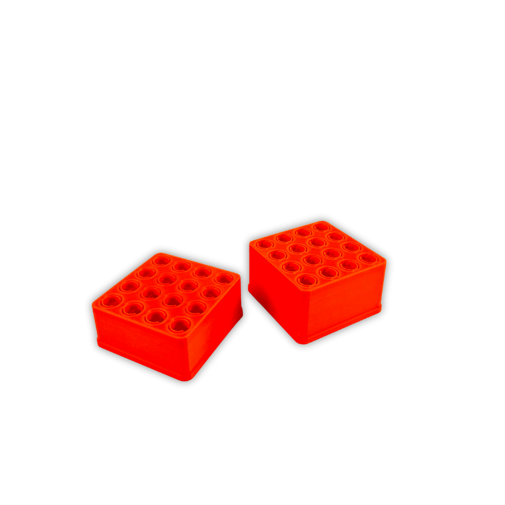 The Micro-Block Stack Set (1.5 mL or 2.0 mL Eppendorfs) - Orange