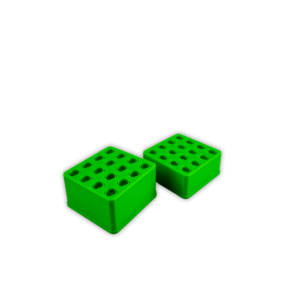 The Micro-Block Stack Set (1.5 mL or 2.0 mL Eppendorfs) - Green