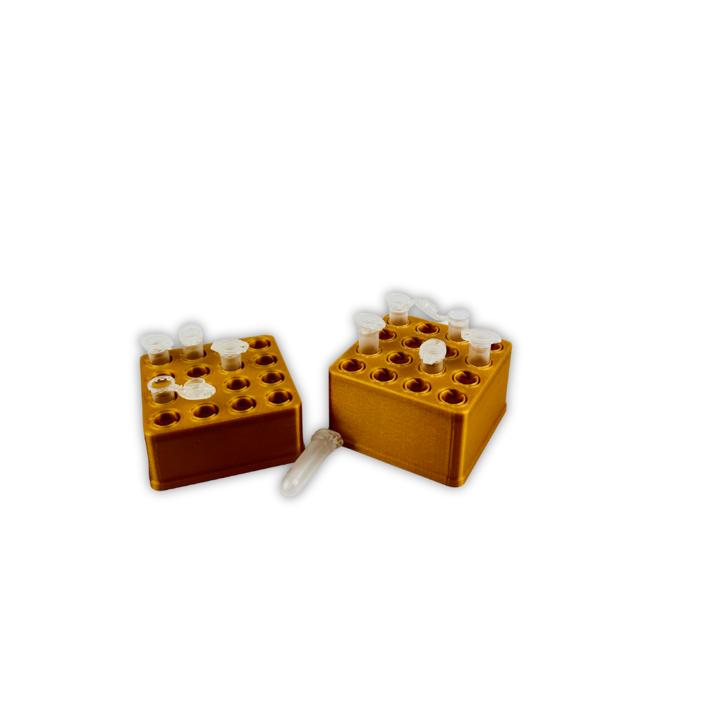 The Micro-Block Stack Set (1.5 mL or 2.0 mL Eppendorfs) - Gold