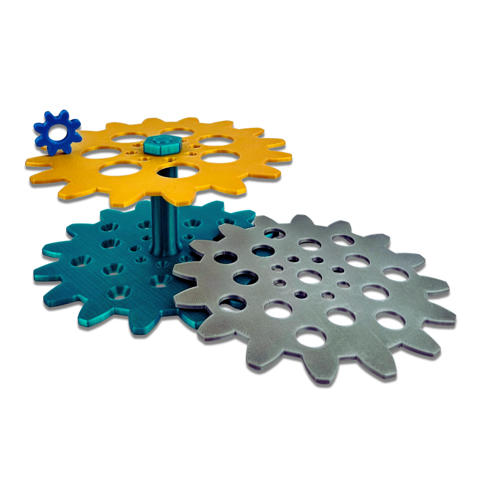 The Precision Gear-Lab Organizer 50/15ml - Silver/Green