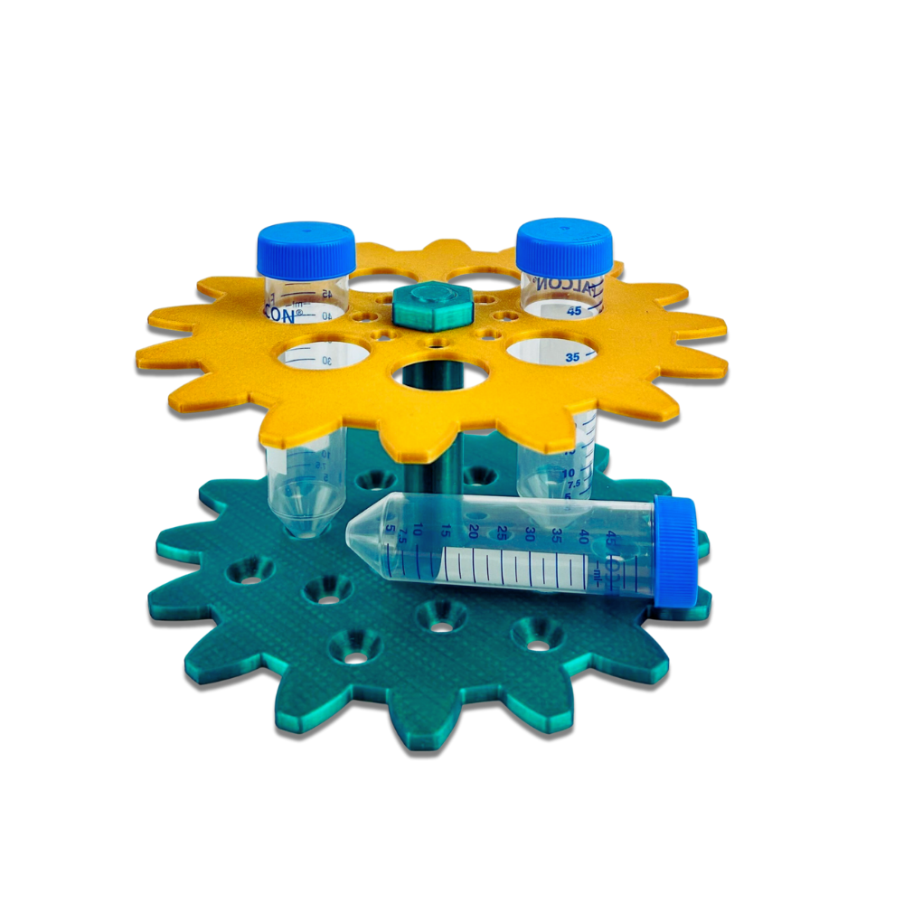 The Precision Gear-Lab Organizer 50/15ml - Silver/Green