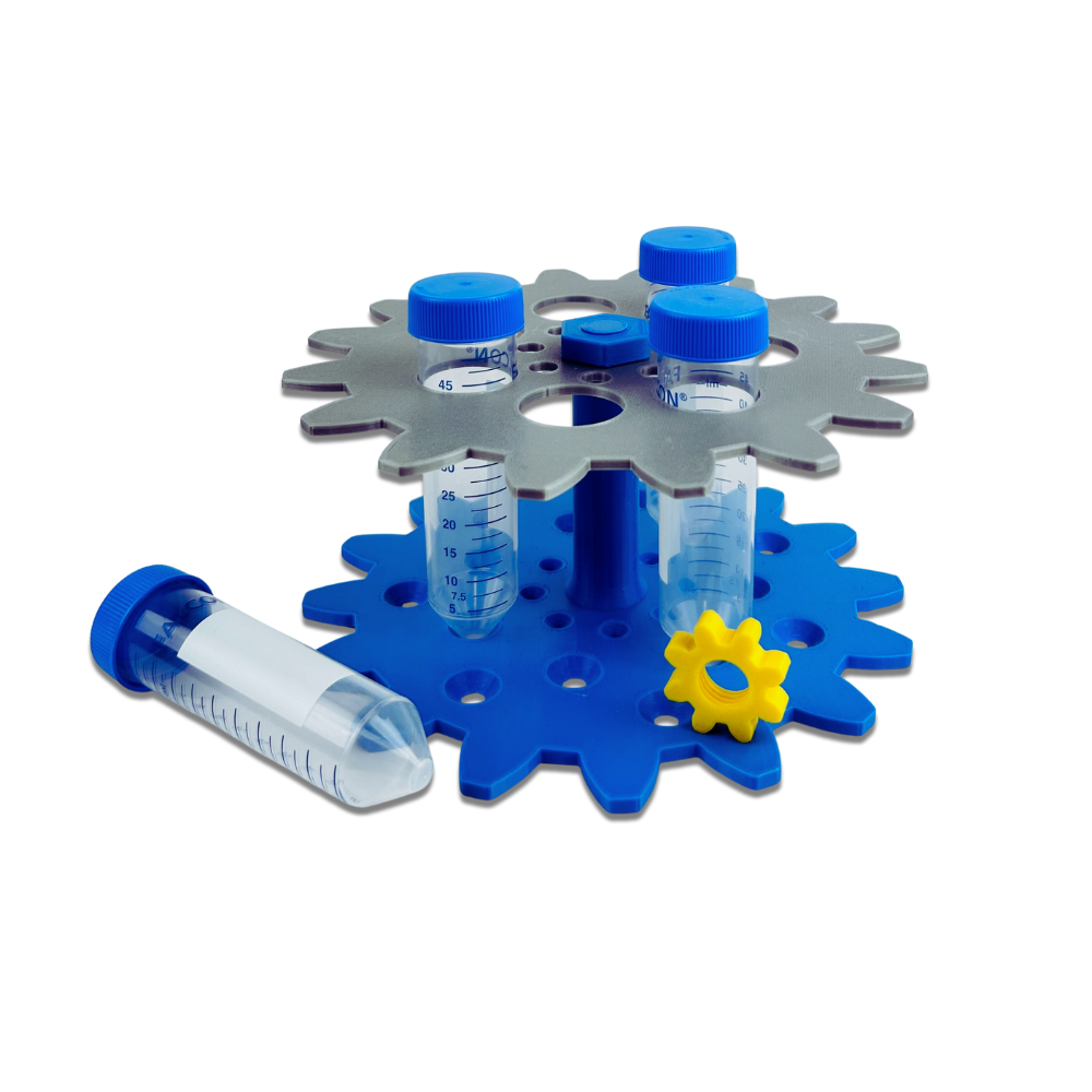 The Precision Gear-Lab Organizer 50/15ml - Silver/Blue