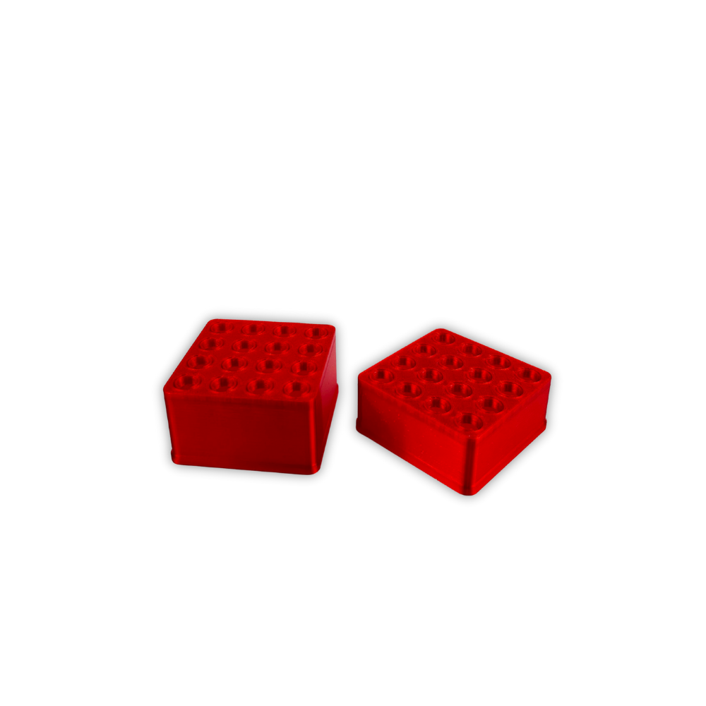 The Micro-Block Stack Set (1.5 mL or 2.0 mL Eppendorfs) - Bloody Red