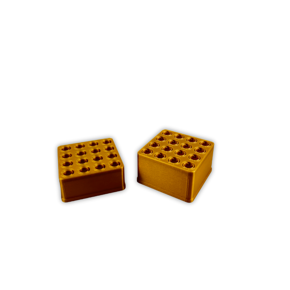 The Micro-Block Stack Set (1.5 mL or 2.0 mL Eppendorfs) - Gold