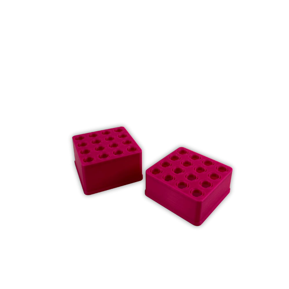The Micro-Block Stack Set (1.5 mL or 2.0 mL Eppendorfs) - Dark Pink