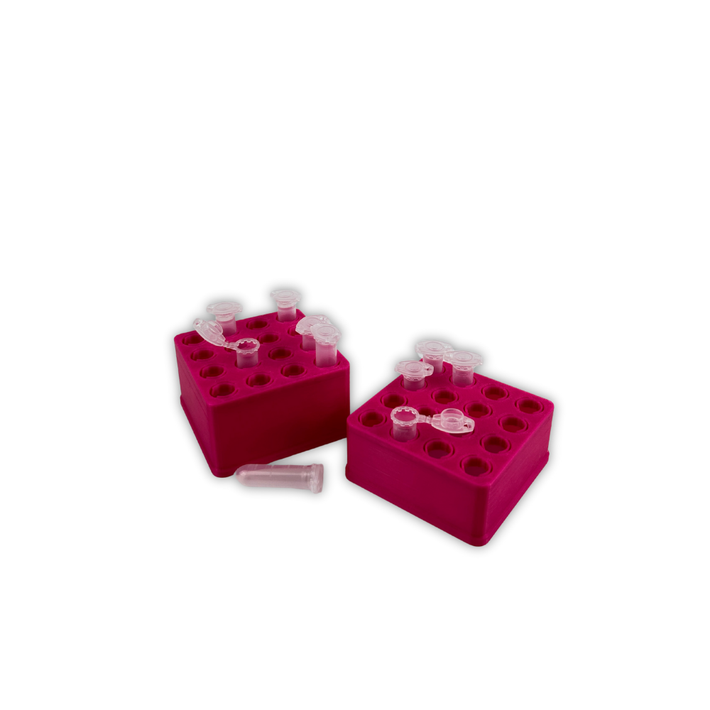 The Micro-Block Stack Set (1.5 mL or 2.0 mL Eppendorfs) - Dark Pink