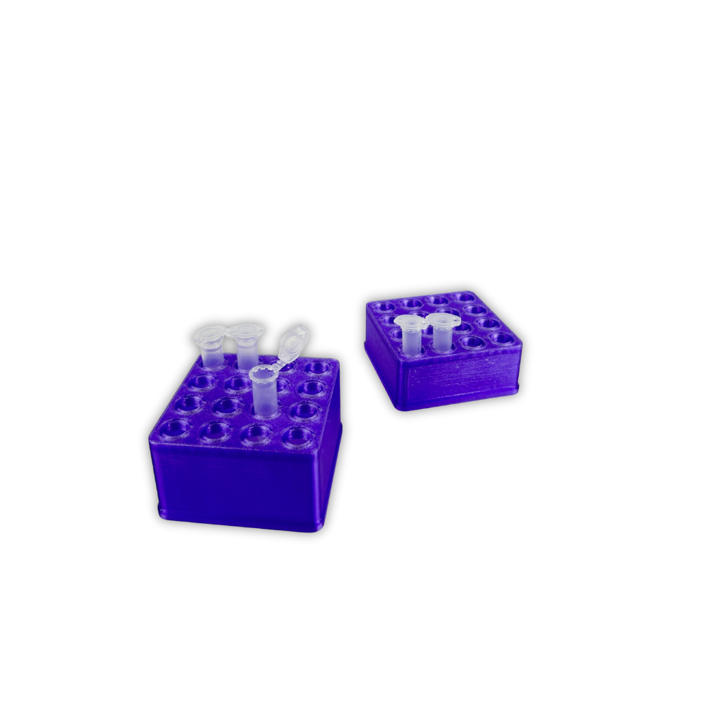 The Micro-Block Stack Set (1.5 mL or 2.0 mL Eppendorfs) - purple