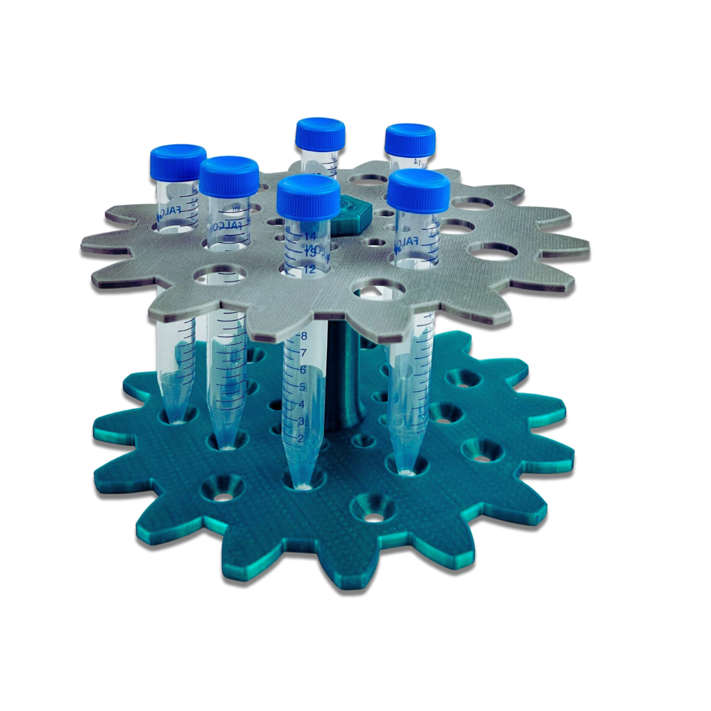 The Precision Gear-Lab Organizer 50/15ml - Silver/Green