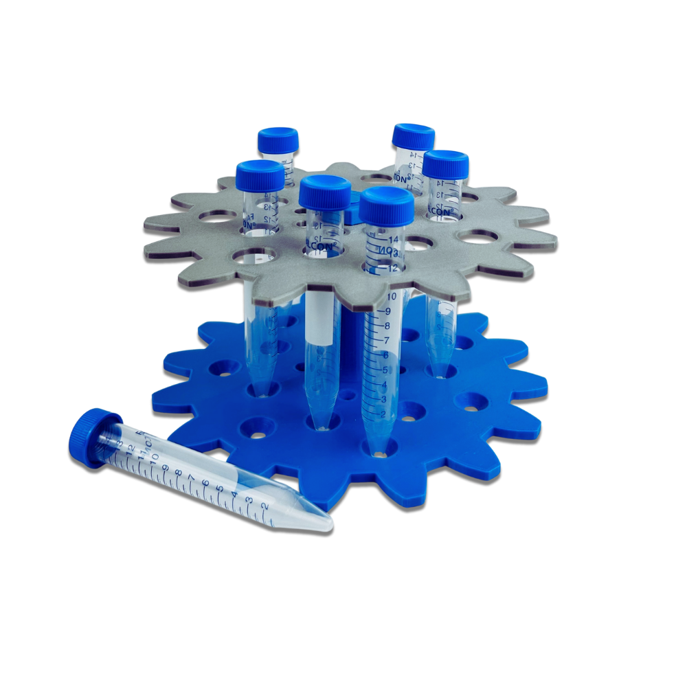 The Precision Gear-Lab Organizer 50/15ml - Silver/Blue